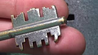 627 MOTTURA LEVER LOCK TWO FALSE GATES PROTEGEO TV GANZUADO SPP amp GUTTING sub eng [upl. by Eillod354]