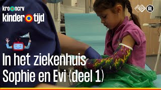 Sophie en Evi deel 1  In het ziekenhuis  Kindertijd KRONCRV [upl. by Aetnuahs]