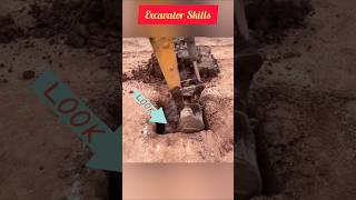 shorts  soil cutting work excavator technical use the construction corner [upl. by Jeff]