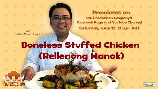 GourMade At Home  Boneless Stuffed Chicken Rellenong Manok [upl. by Colas]