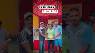 Abohar  800m race time 233 karm jaurkian google youtube reels [upl. by Yrral]