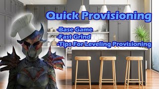 Fast Provisioning Materials  Fast Provisioning Skill  ESO Elder Scrolls Online  2022 [upl. by Drice181]