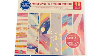 Michael’s paper craft sale 499 Craft Smith Artist’s pallet JewelryMakingIdea paperbeadsCrafting [upl. by Filip734]