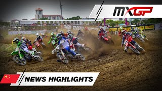 News Highlights  Oriental Beauty Valley MXGP of China 2024 MXGP Motocross [upl. by Zippora]