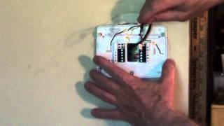 How to Install a Programmable Thermostat  White Rodgers Thermostat [upl. by Ute]