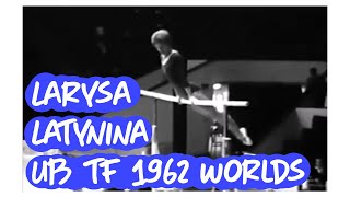 Larisa Latynina  UB TF  1962 World Gymnastics Championships [upl. by Lela]