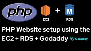 PHP Website setup using the EC2 instance and the RDS database  aws rds  DEMO [upl. by Haek]