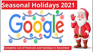 Seasonal Holidays List of Seasonal Holidays amp Festivals around the worldChristmas amp Holiday season [upl. by Anet]