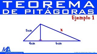 Teorema de Pitágoras  Ejercicio de práctica [upl. by Neoma]