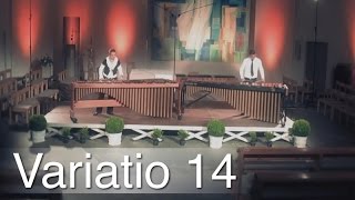 Variation 14 Goldberg Variations  J S Bach Katarzyna Myćka amp Conrado Moya marimba duo [upl. by Studner683]