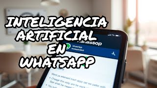 Meta IA ¡AHORA EN WHATSAPP [upl. by Akaya]