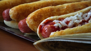 Hot dog Recipe Recept  Sašina kuhinja [upl. by Anitselec]