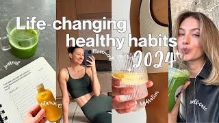 6x LifeChanging Healthy Habits in 2024  How to Build Motivation Consistency amp a Positive mindset [upl. by Massarelli]