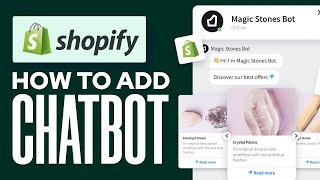 How to Add a Chatbot to Your Shopify Store 2024 Tidio Full Tutorial [upl. by White]