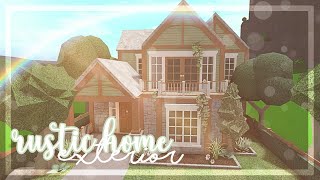 bloxburg  rustic home  exterior [upl. by Ahscrop230]