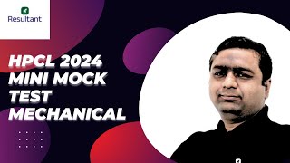 HPCL 2024  Mini Mock Test  HPCL Exam 2024  Mechanical Engineering ME [upl. by Inva]