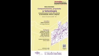 Comportamiento propósito y teleología 75 años del artículo de Rosenblueth Wiener y Bigelow [upl. by Cupo229]