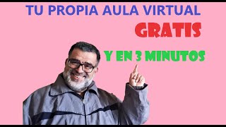 Cómo tener tu propia aula virtual en 3 minutos y gratis moodle milaulas [upl. by Yer566]