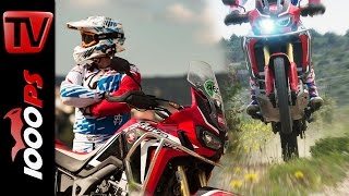 Honda Africa Twin 2016  Dauertest  Praxiseinsatz im Gelände  KRKA Enduro Raid  Doppelsieg [upl. by Brufsky]