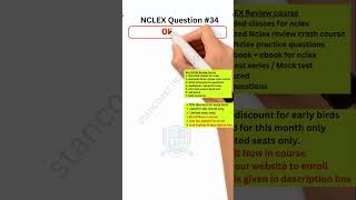 Part 34 Nclex Questions And Answers Nclex Review   nclex rn questions and answers with rationale [upl. by Lledra]