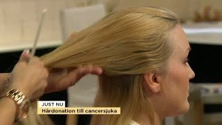 Möt frisörsalongen som donerar hår till cancersjuka  Nyhetsmorgon TV4 [upl. by Aciria988]