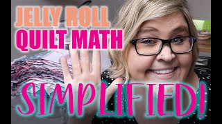 Jelly Roll Quilt Math Simplified  What you need to know [upl. by Maillil]