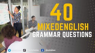 40 Mixed English Grammar QuestionsCan you pass these questions correctly [upl. by Philcox]