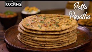 Sattu Paratha  Healthy Breakfast Recipes  Bihari Style Sattu Paratha  Sattu Stuffed Paratha [upl. by Halyk]