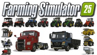 FS25 Website Update  Over 170 Pieces Of Equipment  Farming Simulator 25 [upl. by Eirrem]