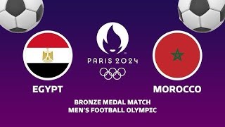 Marruecos vs Egipto Olimpiadas 2024 Medalla de bronce [upl. by Ayotaj]