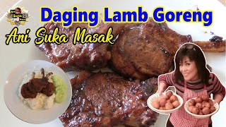 Cara memasak Daging Lamb Goreng Daging Domba Sedaaap [upl. by Eimas]