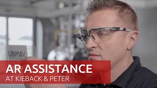 Remote Assistance with Smart Glasses using xAssist at Kieback amp Peter  Ubimax [upl. by Fancy]