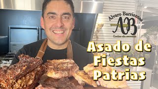 ASADO DE FIESTAS PATRIAS CON LOS CORTES MÁS CONVENIENTES  ALVARO BARRIENTOS [upl. by Eizzik]