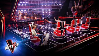 ONE HOUR of Extraordinary 4CHAIR TURNS on The Voice [upl. by Drofxer546]