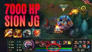 Juego Sion jungla con 7000 de vida y Elixir de Hierro [upl. by Boorer]