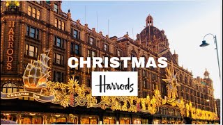 LONDON STUNNING HARRODS CHRISTMAS SHOPPING 🎄4k ❤️2023 [upl. by Anivel941]