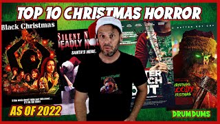 Top 10 CHRISTMAS HORROR Movies As of 2022 [upl. by Tiemroth]