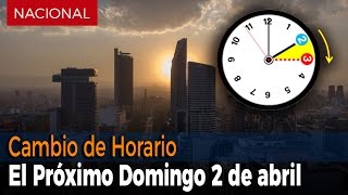 Horario de Verano entra en vigor el próximo domingo 2 de abril [upl. by Nerb]