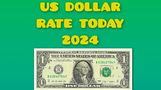 US Dollar USD Exchange Rate Today  080124 [upl. by Ermey596]