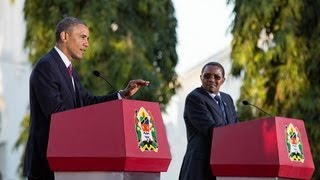 President Obama and President Kikwete Hold a Press Conference [upl. by Ssirk]