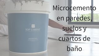 🎥 Vídeo Aplicación Microcemento en Paredes Suelos y Baños [upl. by Dorelia]