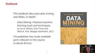 Data Mining with Weka 11 Introduction [upl. by Ainollopa]