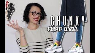 COMO USAR TÊNIS CHUNKY OU DAD SNEAKERS  Amanda Medeiros [upl. by Francois837]