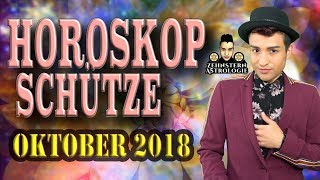 SCHÜTZE HOROSKOP OKTOBER 2018 [upl. by Idnahc]