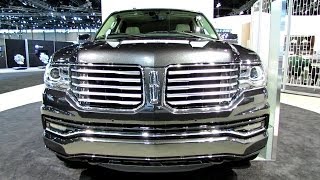 2015 Lincoln Navigator  Exterior and Interior Walkaround  2014 Chicago Auto Show [upl. by Nirb]