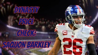 Dynasty Price Check Saquon Barkley [upl. by Mordy359]