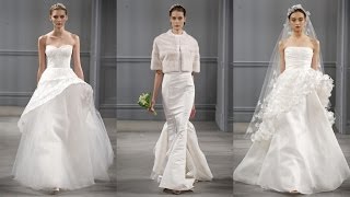 Monique Lhuillier Spring 2014 Bridal Collection [upl. by Akeit]