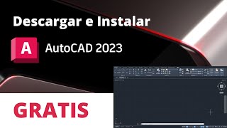 Cómo DESCARGAR e INSTALAR AUTOCAD GRATIS 2022  2023 [upl. by Dalila]