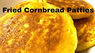 How To Make Fried Cornbread  Southern Hoecakes [upl. by Assyl]