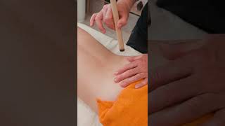 Deep tissue massage and moxibustion therapy for Evelin deeptissuemassage [upl. by Cherin312]